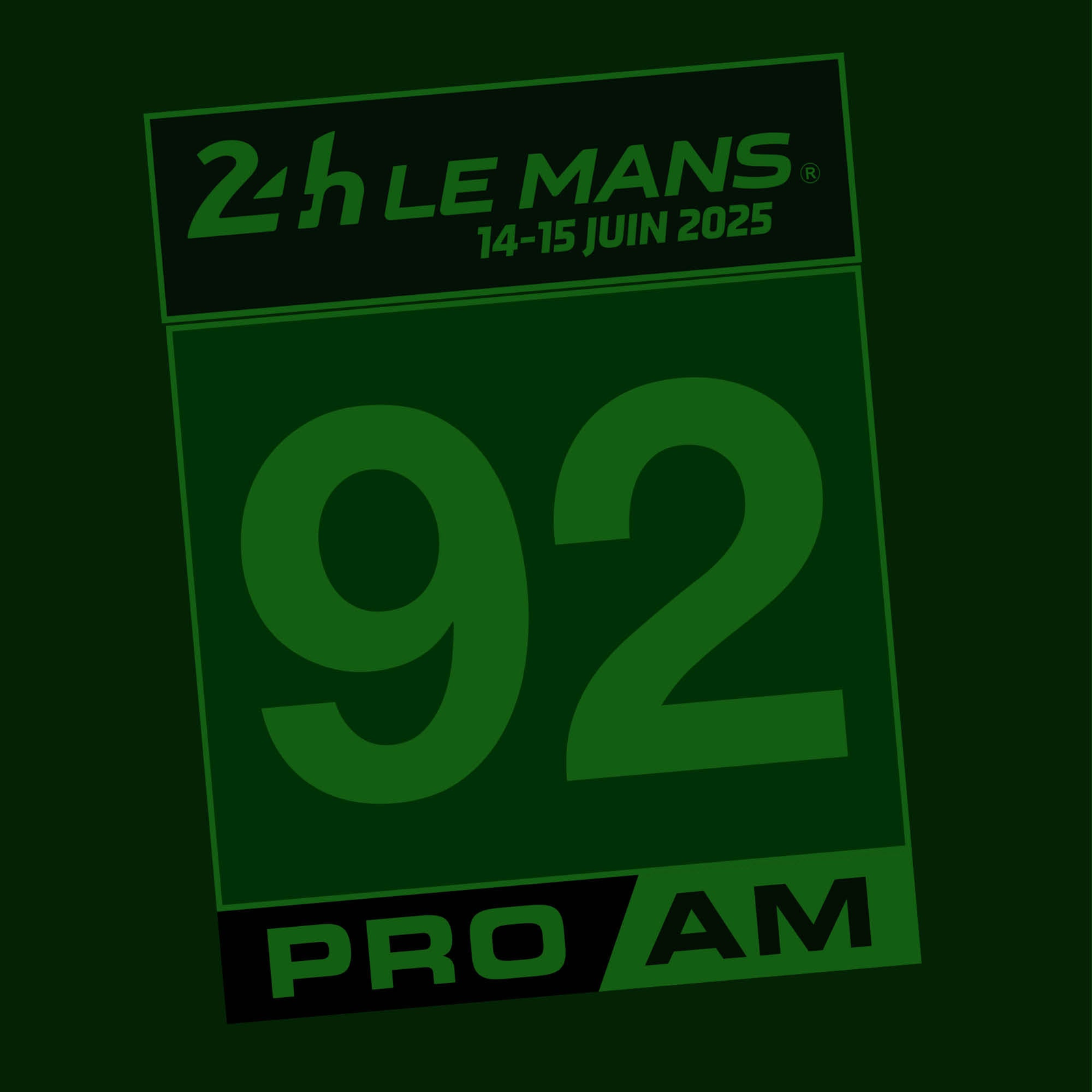 Race Number Stickers