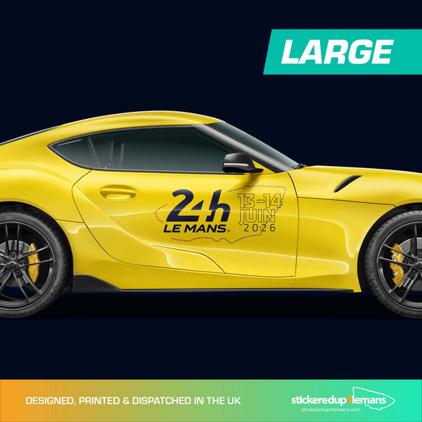 Autocollant officiel 24 heures du Mans 2025 - Collection Autocollant officiel 24 heures du Mans 2025 - Collection