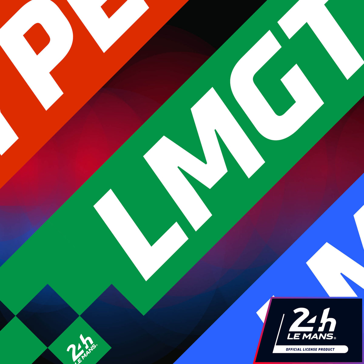 Official Le Mans 24h Chequered Class Banners Sticker