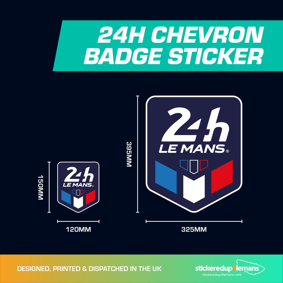 Official Le Mans 24h Chevron Badge Sticker