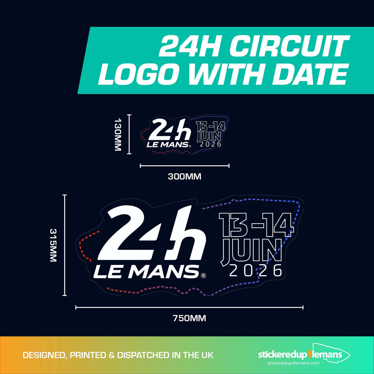 Official 24h Circuit Logo with Date - 2026