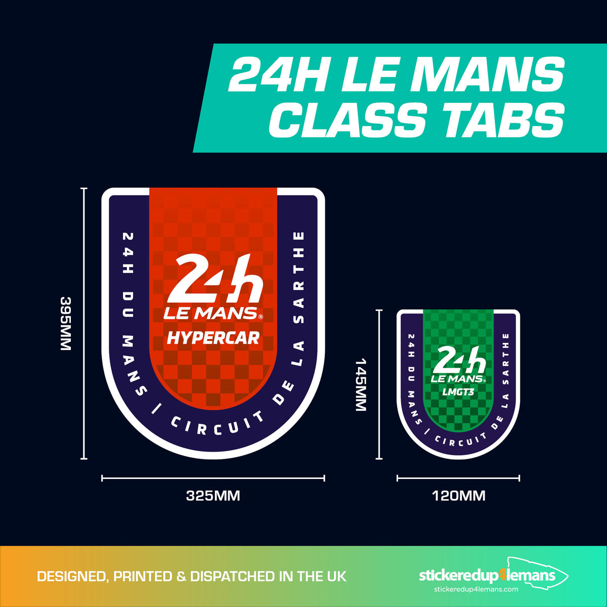 Official Le Mans 24h Class Tabs (Pair)