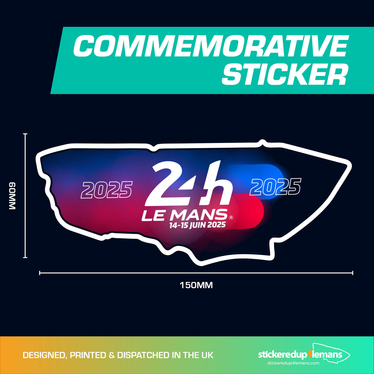 Le Mans 24h Commemorative Year Standard Sticker