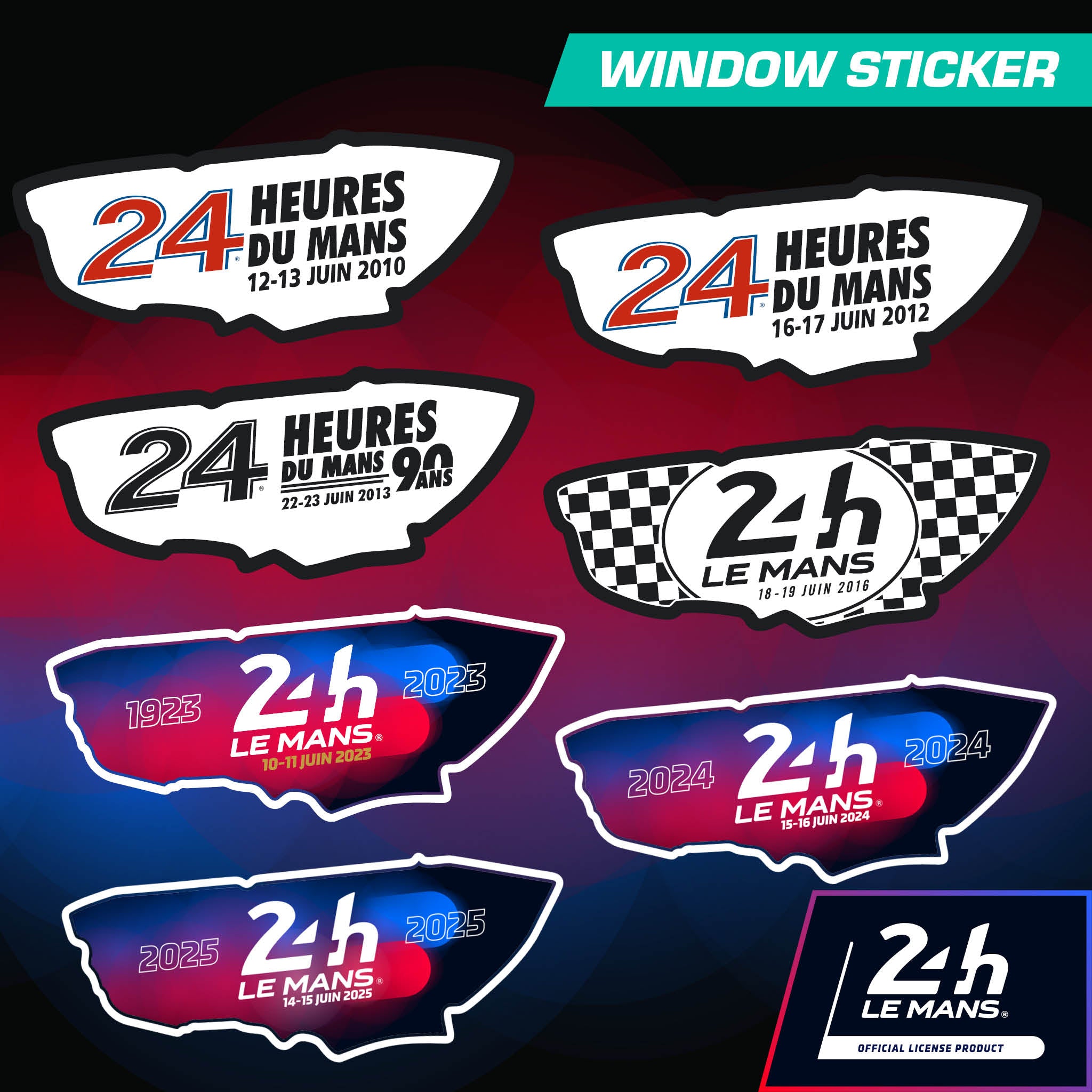 Autocollant 24 Heures Du Mans 1973 Autocollant 24 Heures Du Mans 1973