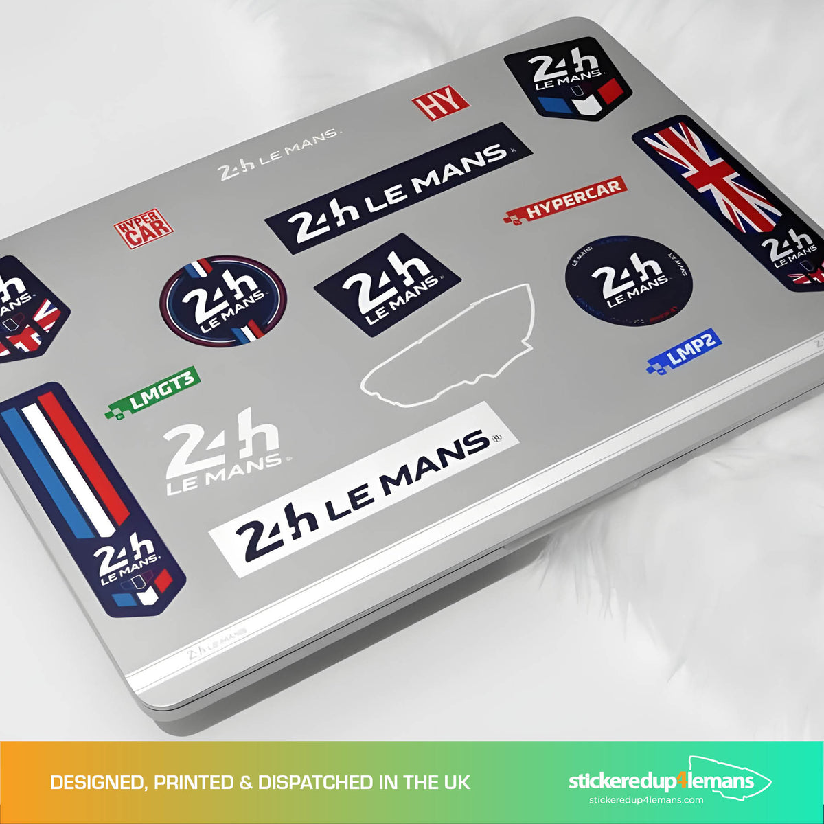 Official Le Mans Laptop Sticker Pack