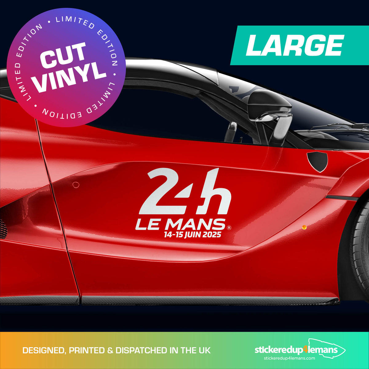 Official Le Mans 24h Le Mans &amp; Dates - LIMITED EDITION CUT VINYL