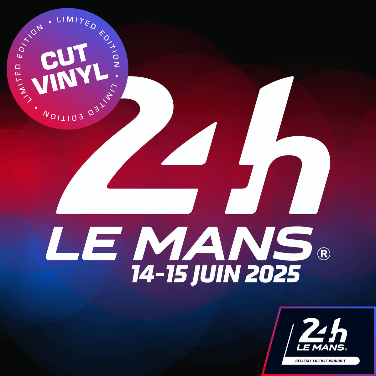 Official Le Mans 24h Le Mans &amp; Dates - LIMITED EDITION CUT VINYL