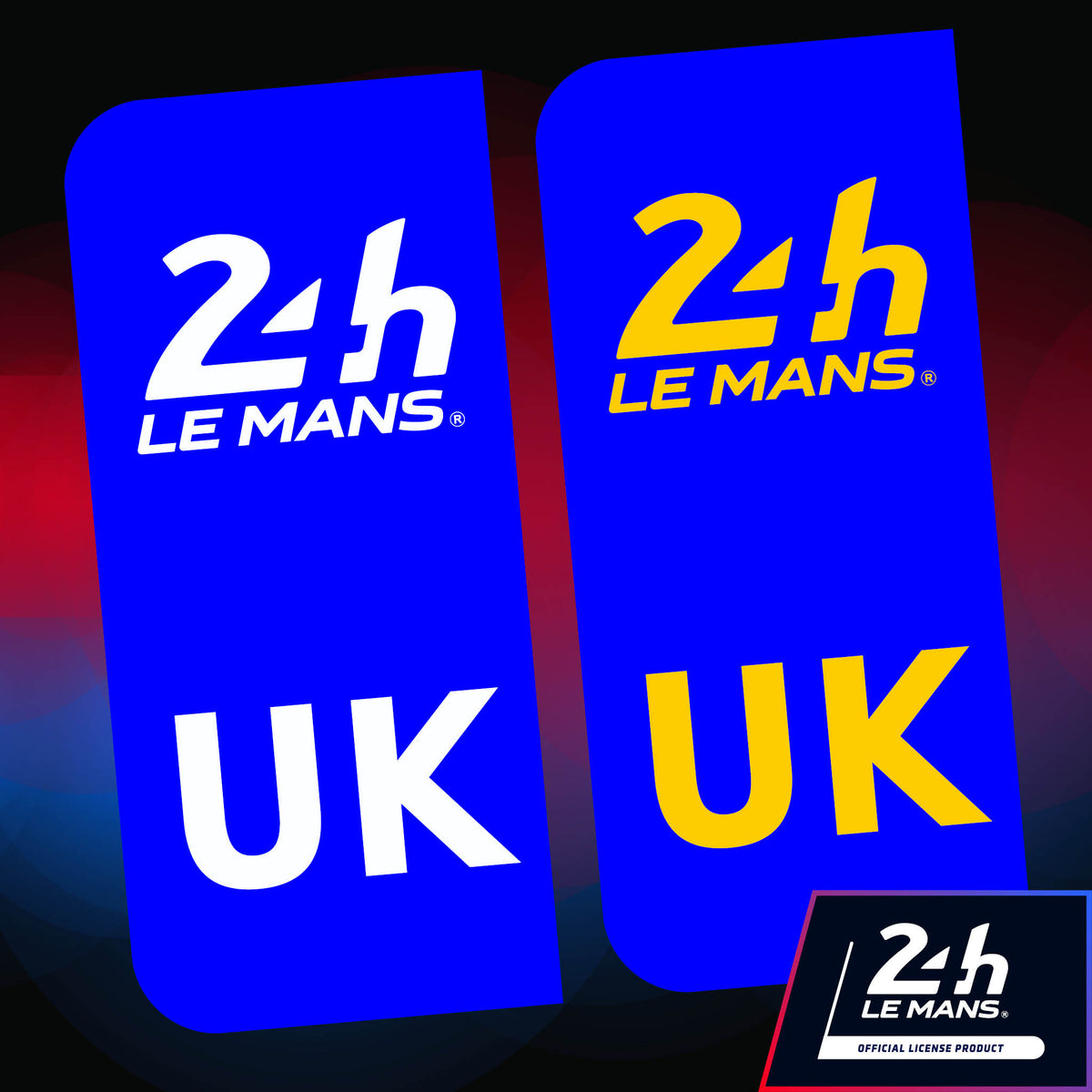 Official Le Mans UK Numberplate sticker