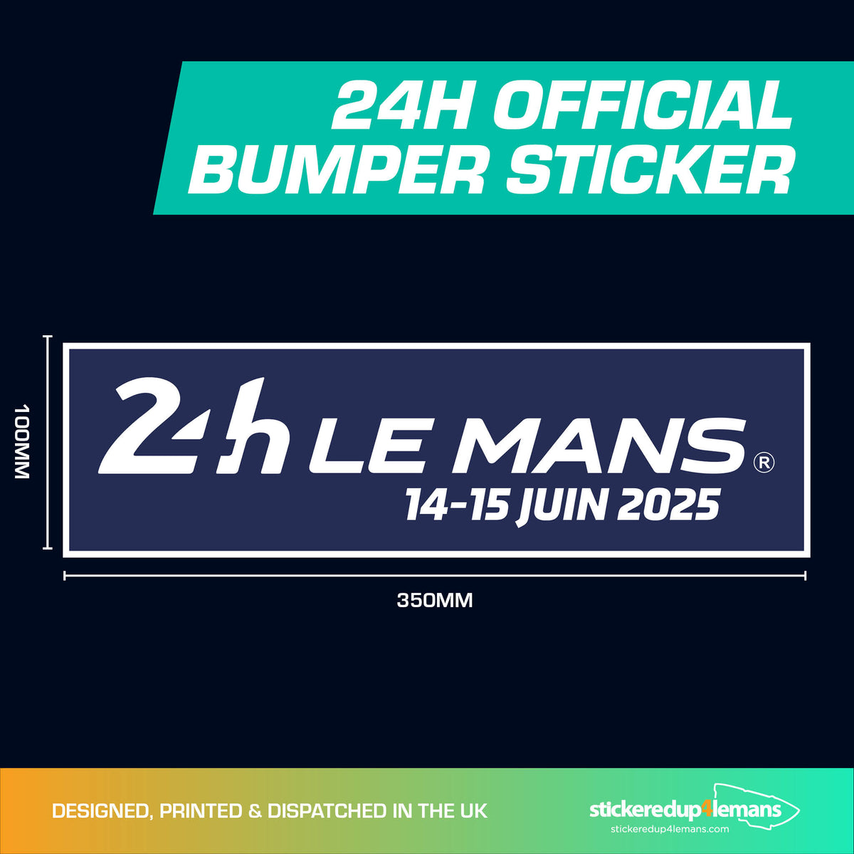 Official Le Mans Bumper Sticker