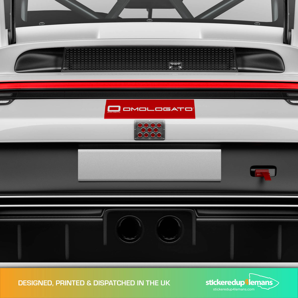 Omologato Bumper Sticker - StickeredUp4LeMans