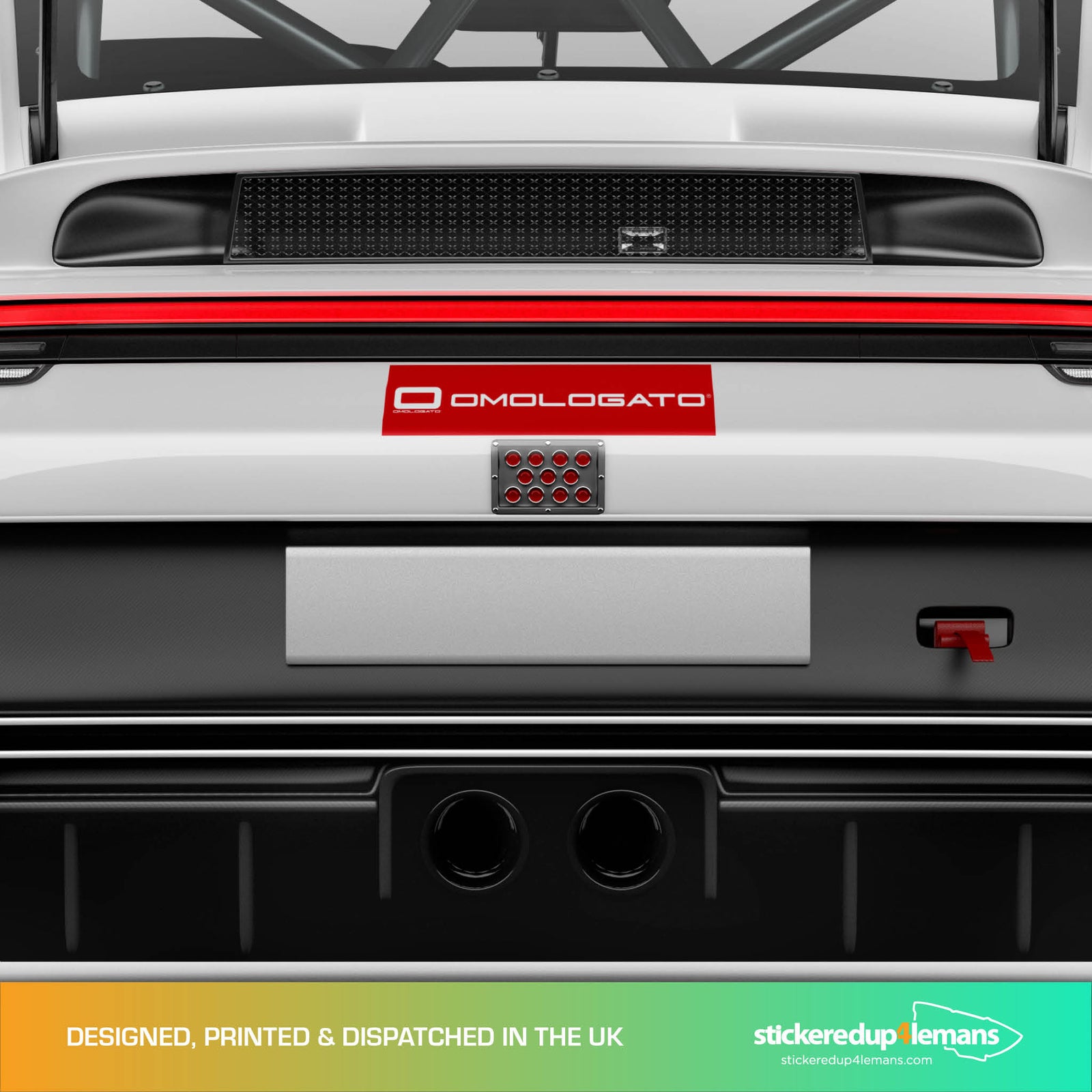 Omologato Bumper Sticker - StickeredUp4LeMans