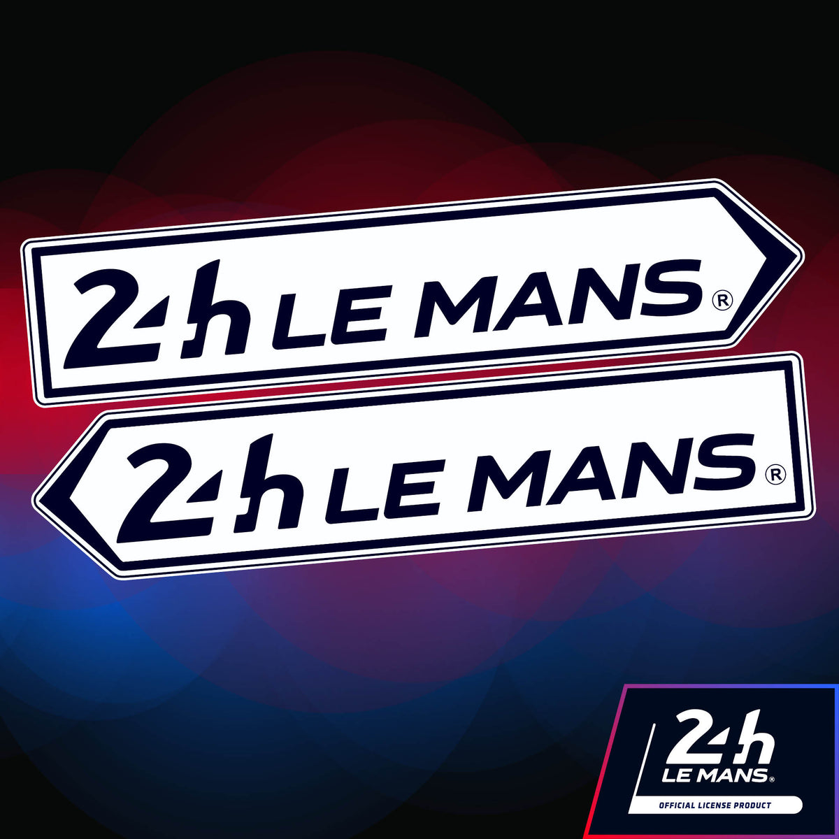 Official 24h Road Sign Sticker