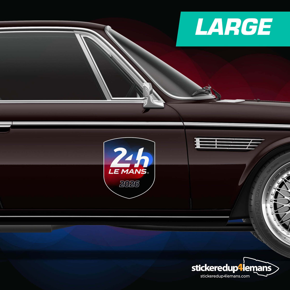 Official 24h Le Mans Shield Stickers