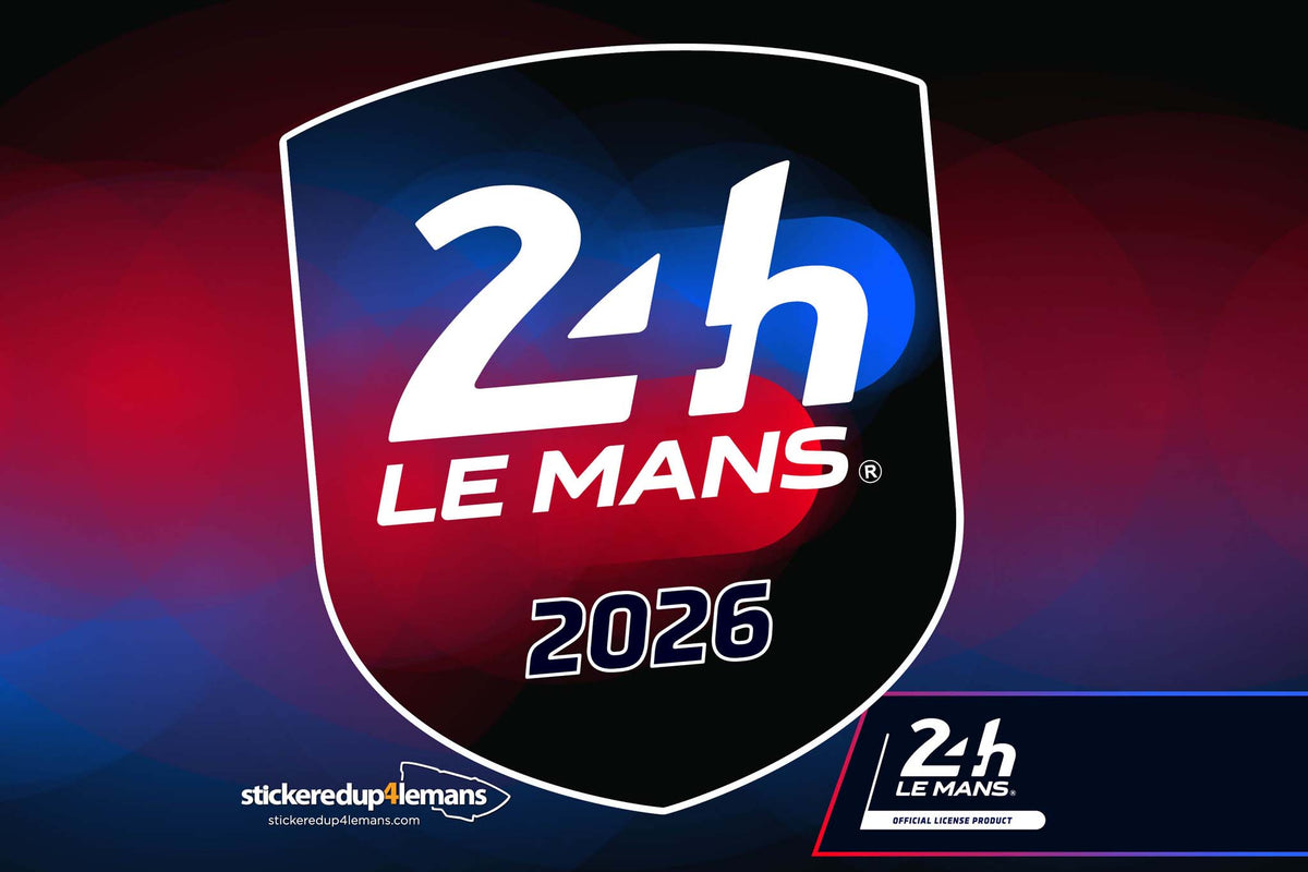 Official 24h Le Mans Shield Stickers