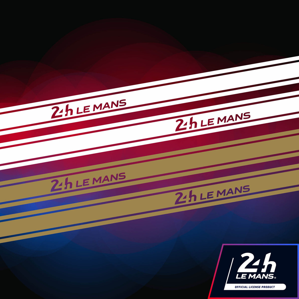 Official Le Mans 24h Le Mans Side-Stripes Stickers (Set)