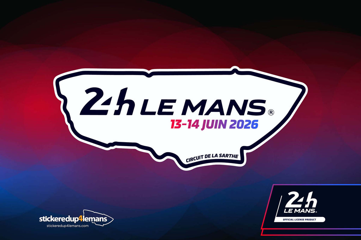 Official Le Mans Logo Strapline Circuit Sticker
