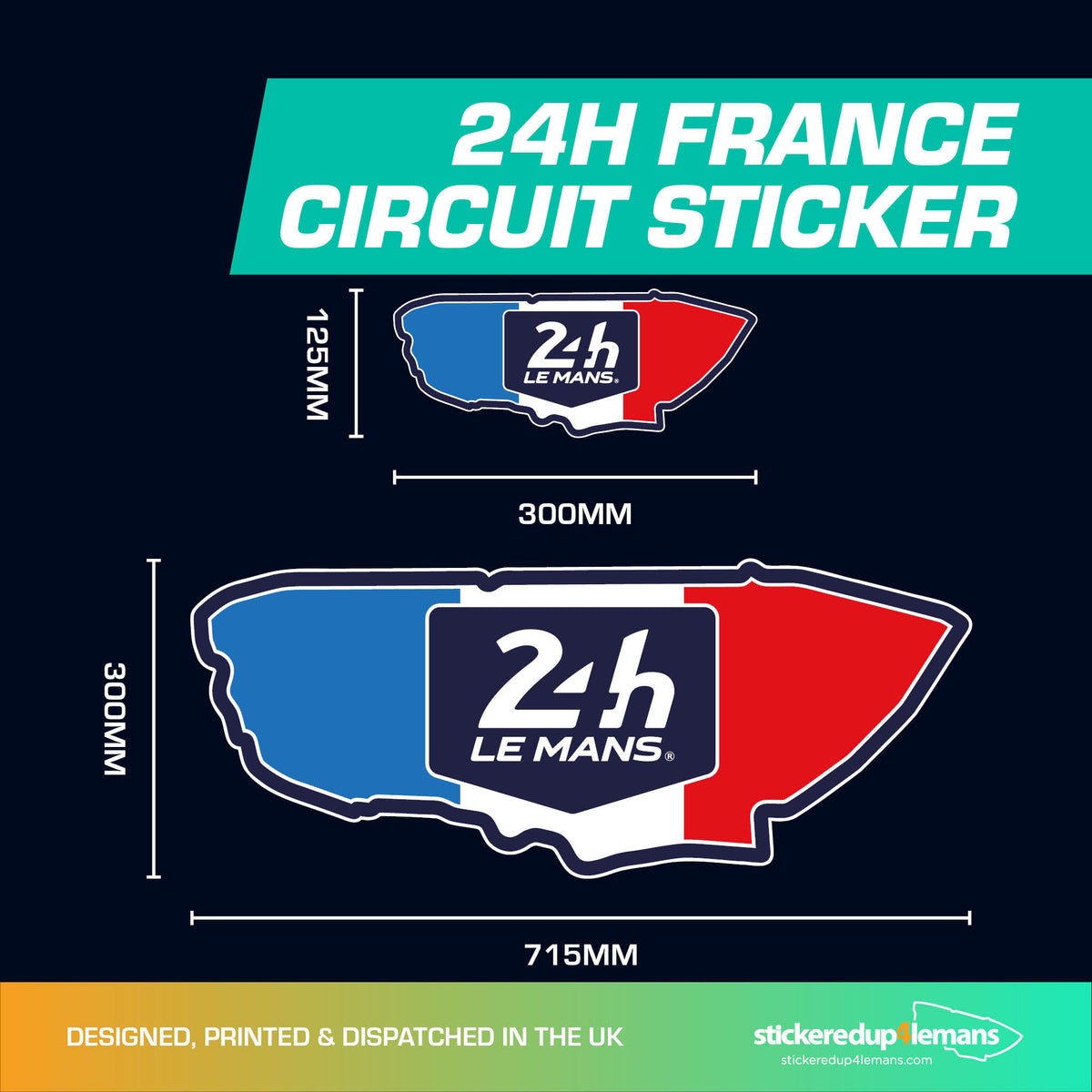 Official Le Mans Tricolore Circuit Sticker