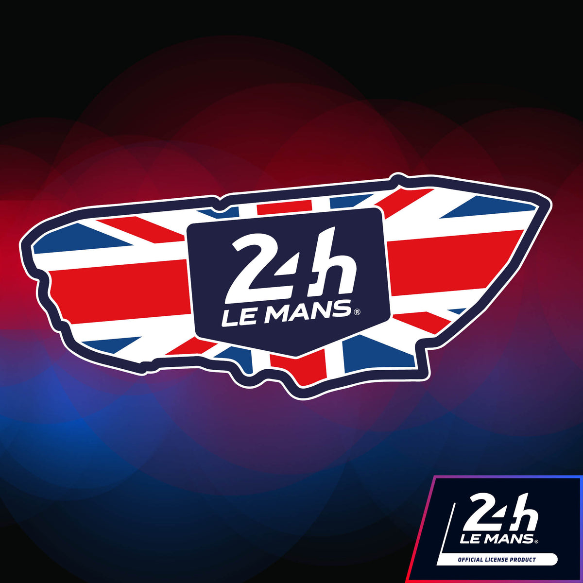 Official Le Mans Union Flag Circuit Sticker