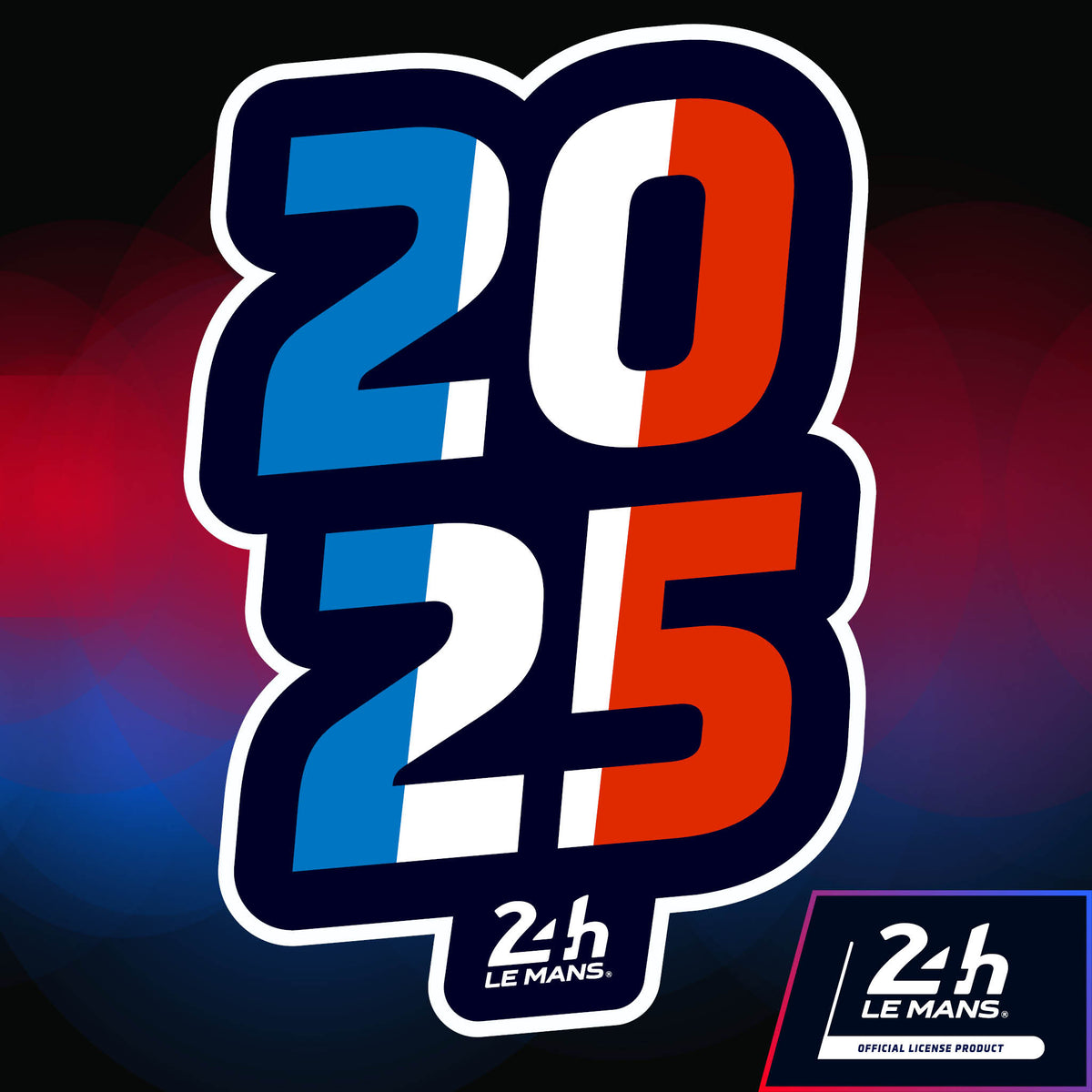 Official 24h Le Mans Year Emblem Stickers