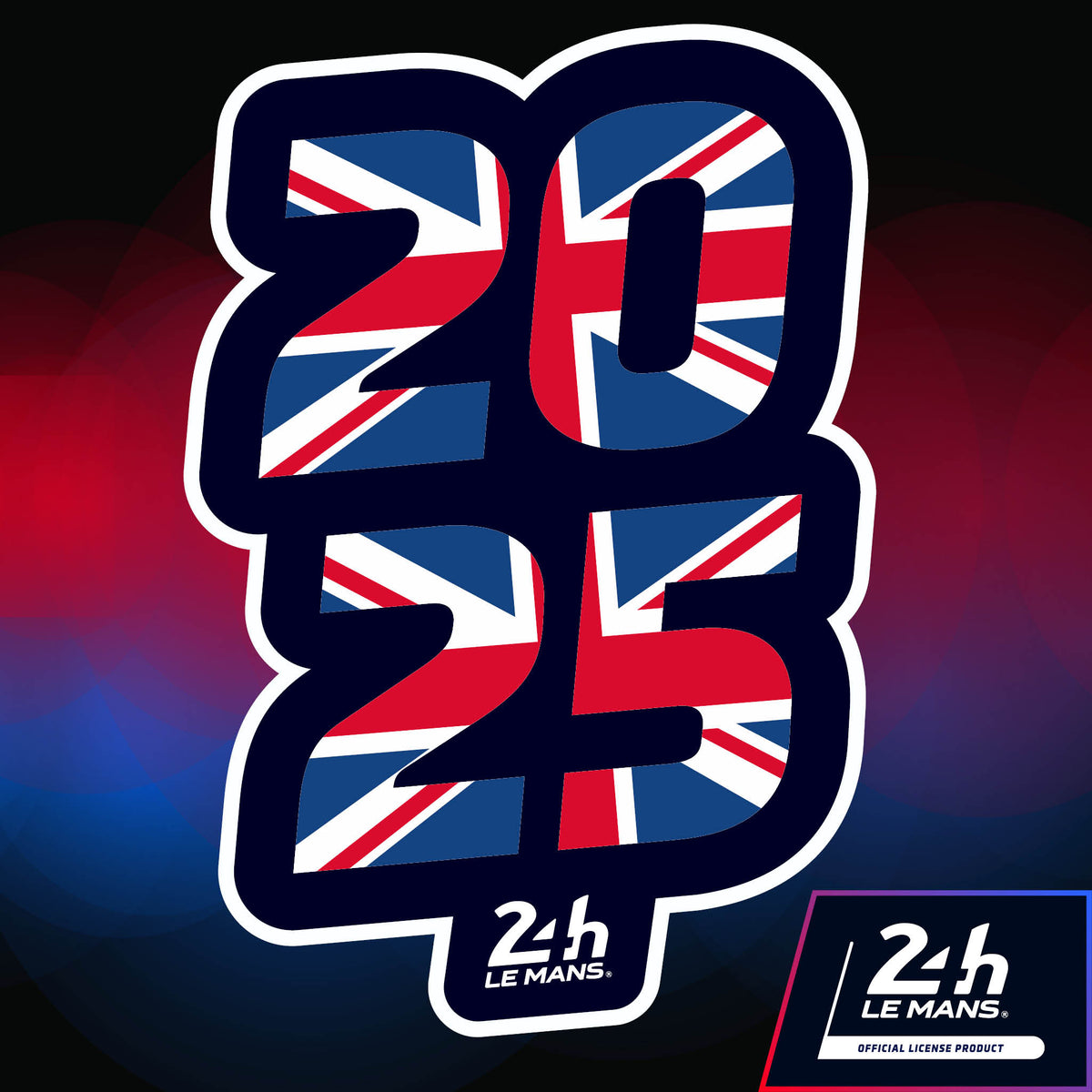 Official 24h Le Mans Year Emblem Stickers