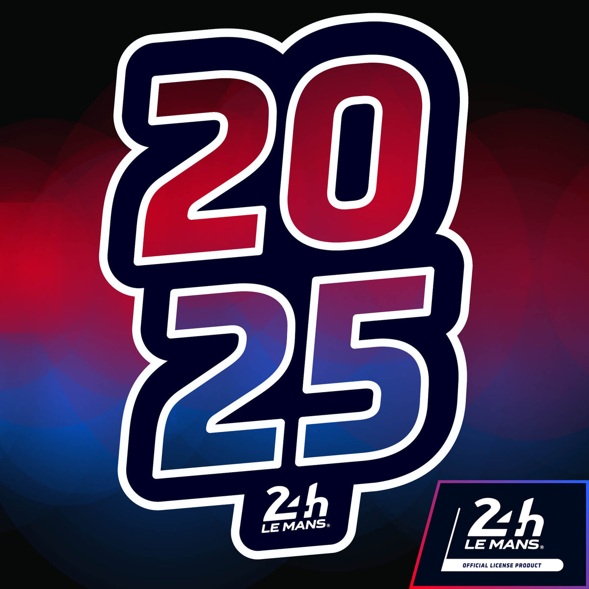 Official 24h Le Mans Year Emblem Stickers