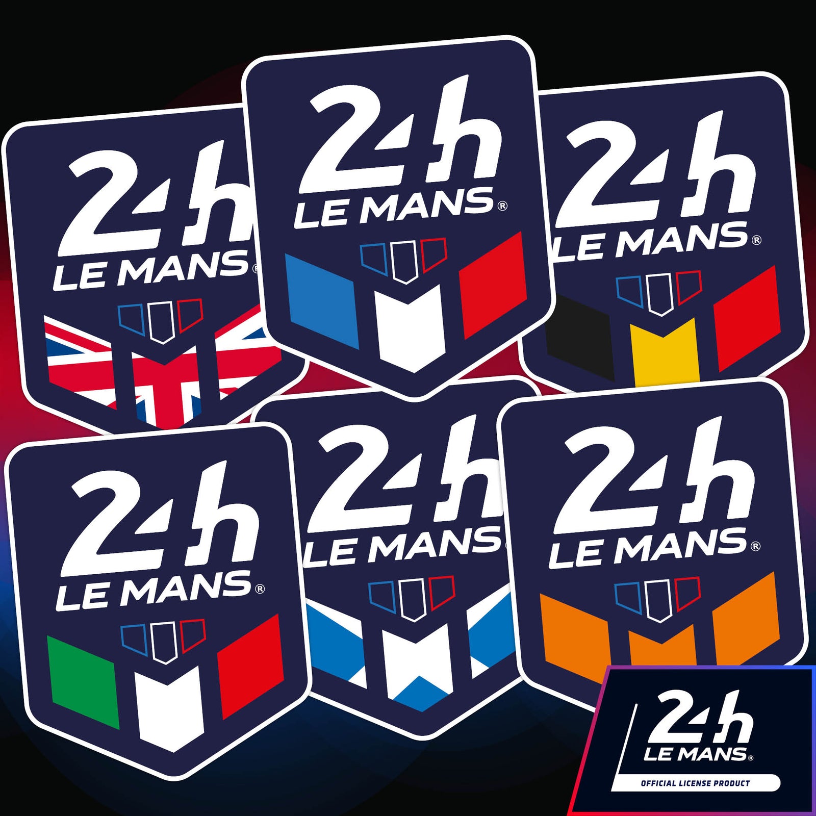Official Le Mans 24h Chevron Badge Sticker - StickeredUp4LeMans
