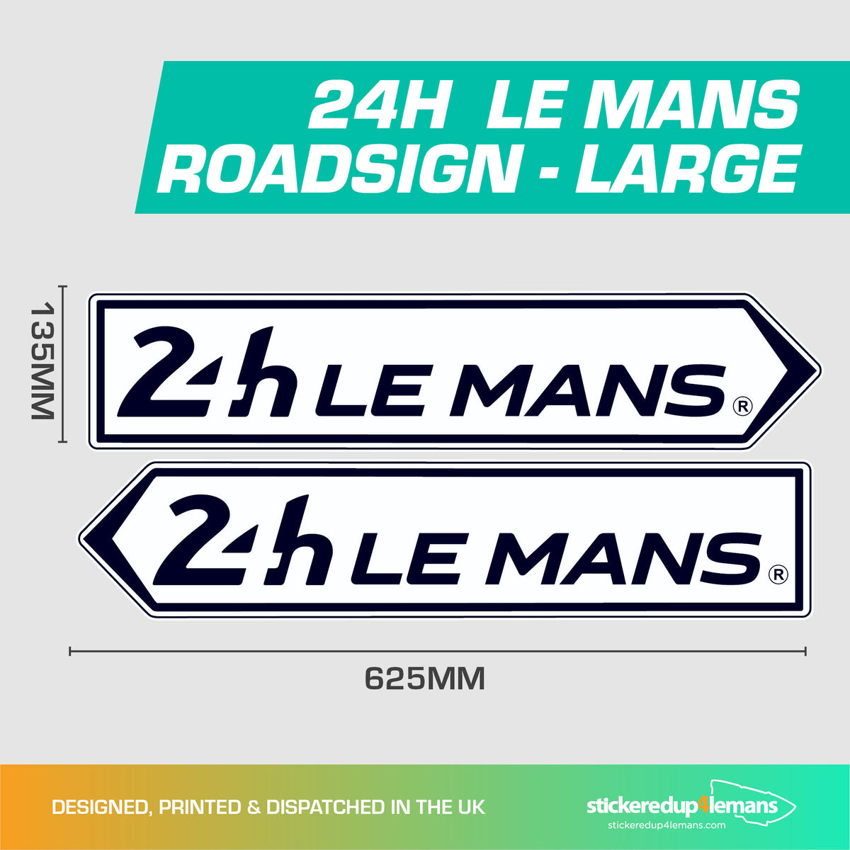 Official 24h Road Sign Sticker