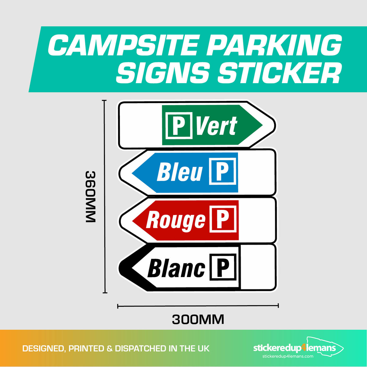 Parking Signs Sticker