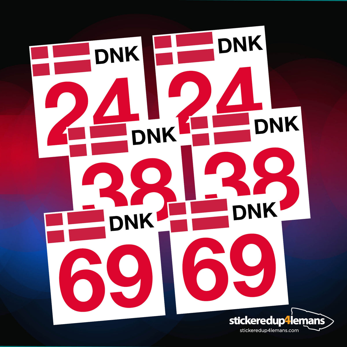 DNK Door Numbers (Pair)