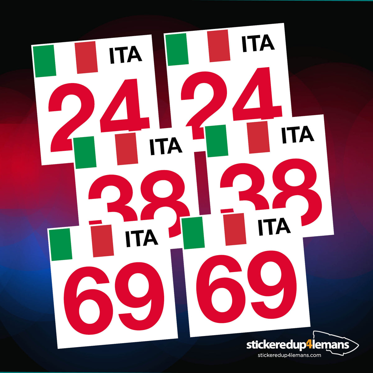 ITA Door Numbers (Pair)