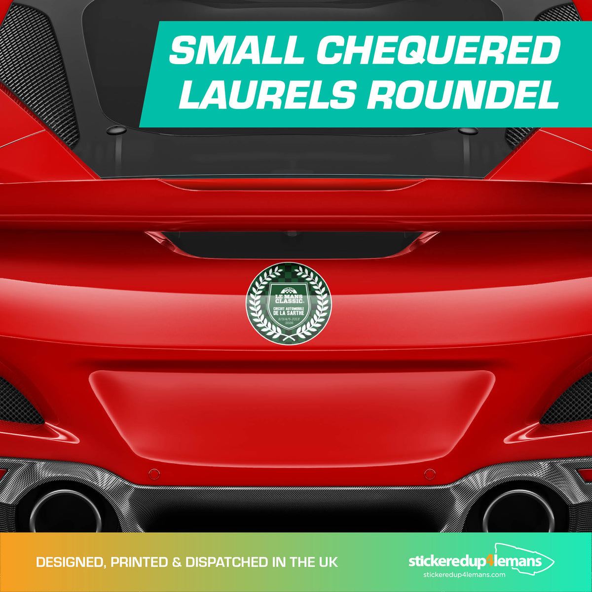 Le Mans Classic 2026 Chequered Laurels - StickeredUp4LeMans