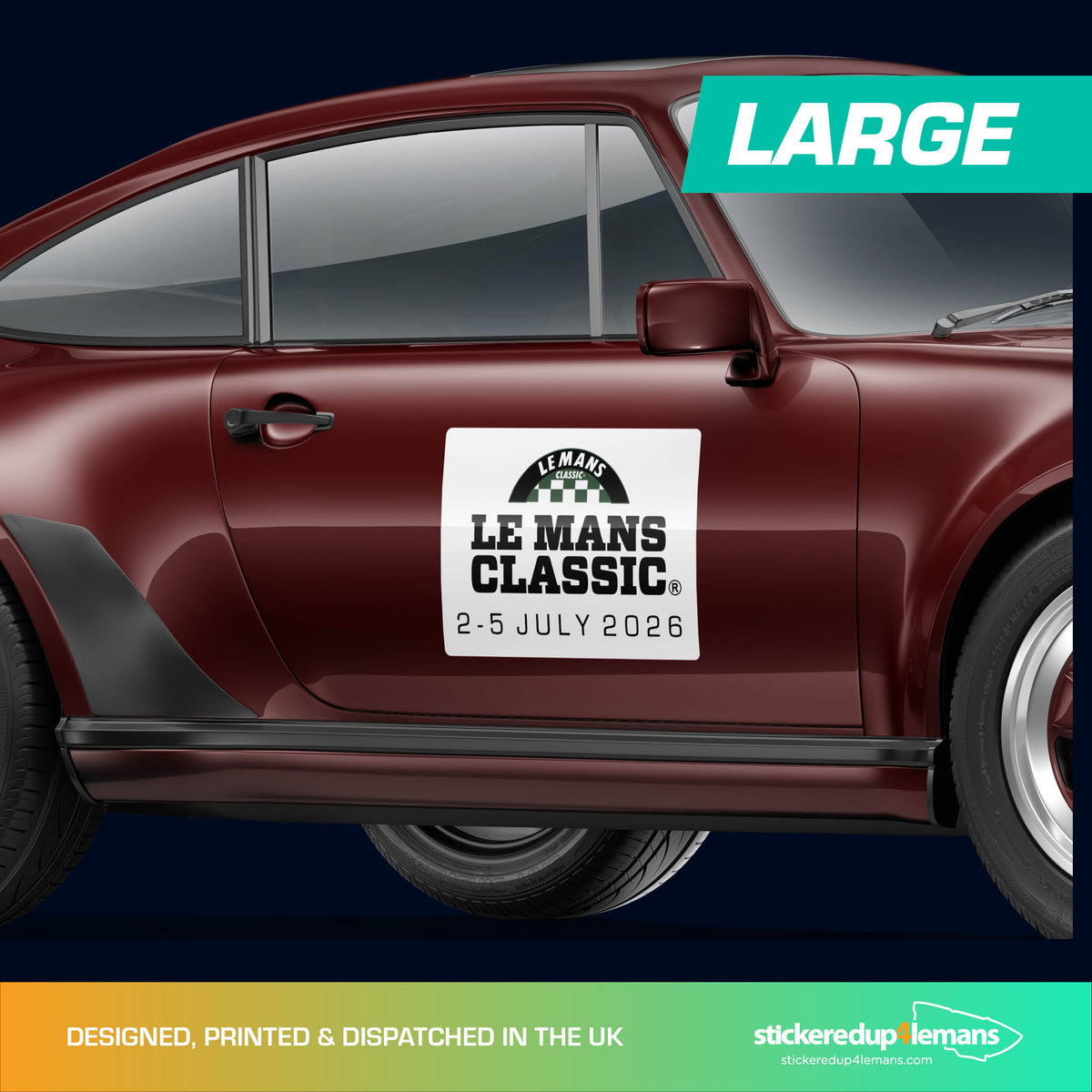 Le Mans Classic Logo with Date 2026 - StickeredUp4LeMans