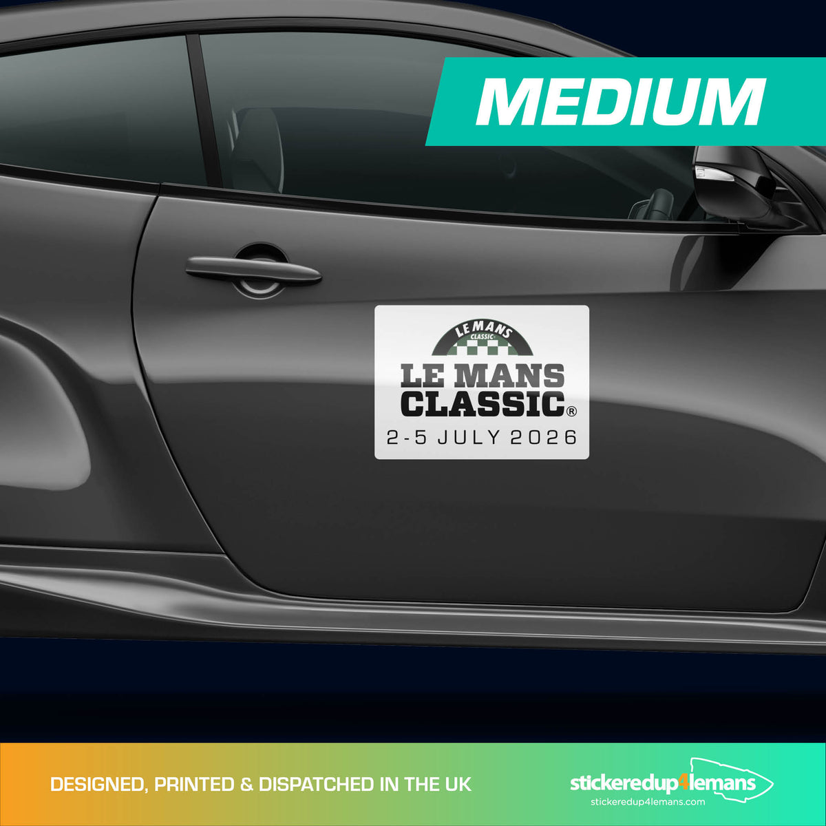 Le Mans Classic Logo with Date 2026 - StickeredUp4LeMans