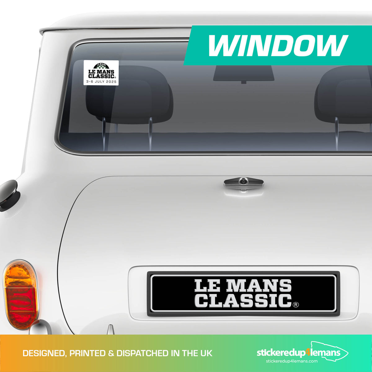 Le Mans Classic 2026 Commemorative Window Sticker - StickeredUp4LeMans