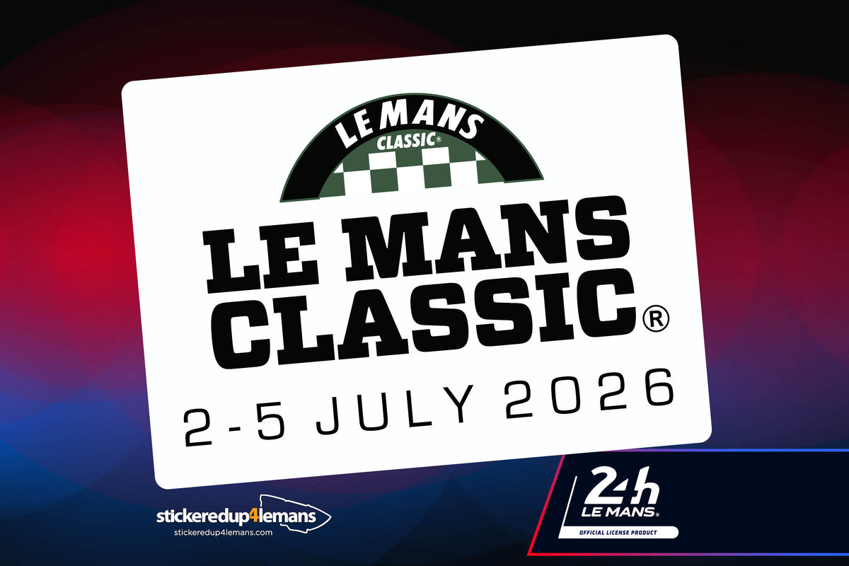 Le Mans Classic 2026 Commemorative Window Sticker - StickeredUp4LeMans