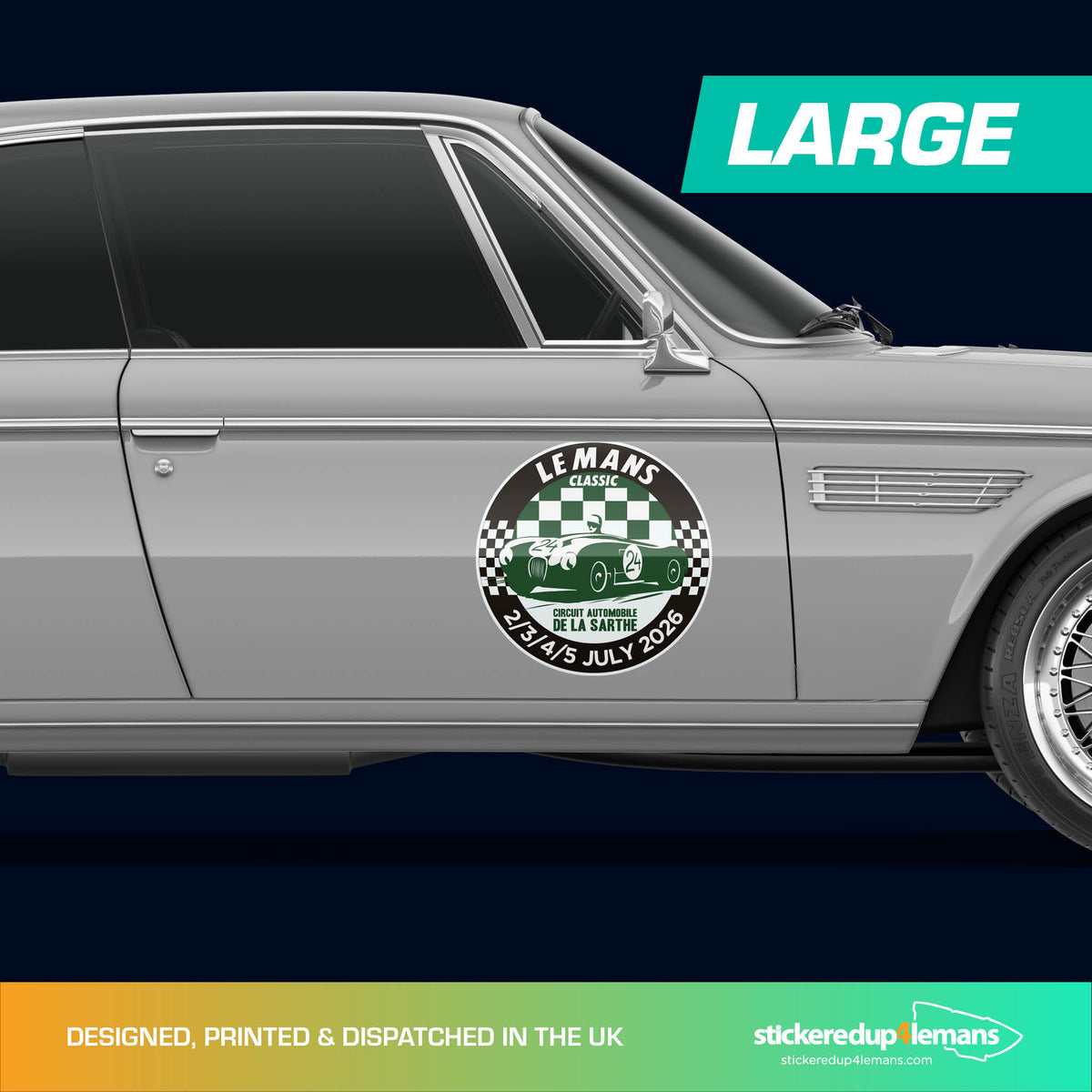 Le Mans Classic 2026 Roundel Sticker - StickeredUp4LeMans