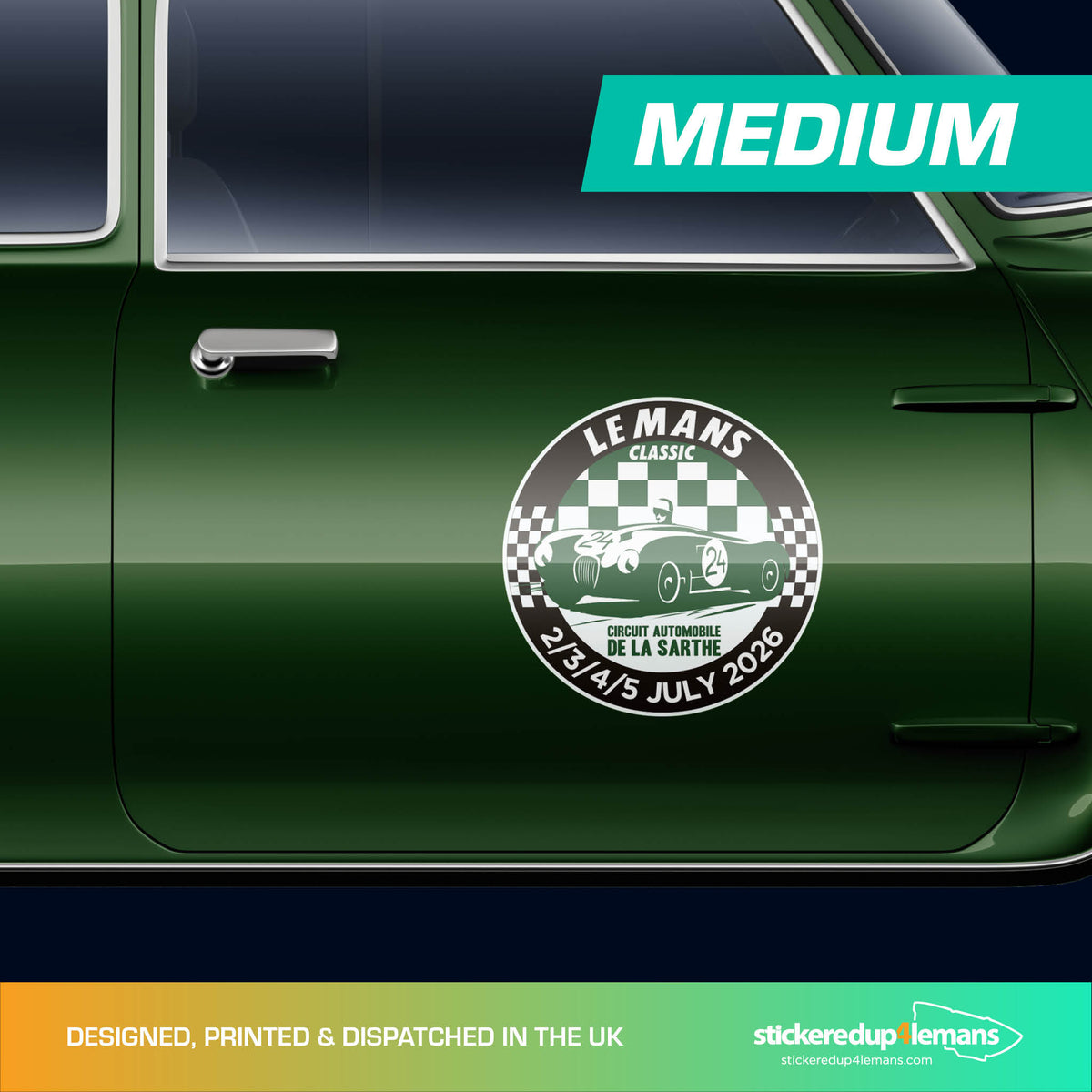 Le Mans Classic 2026 Roundel Sticker - StickeredUp4LeMans