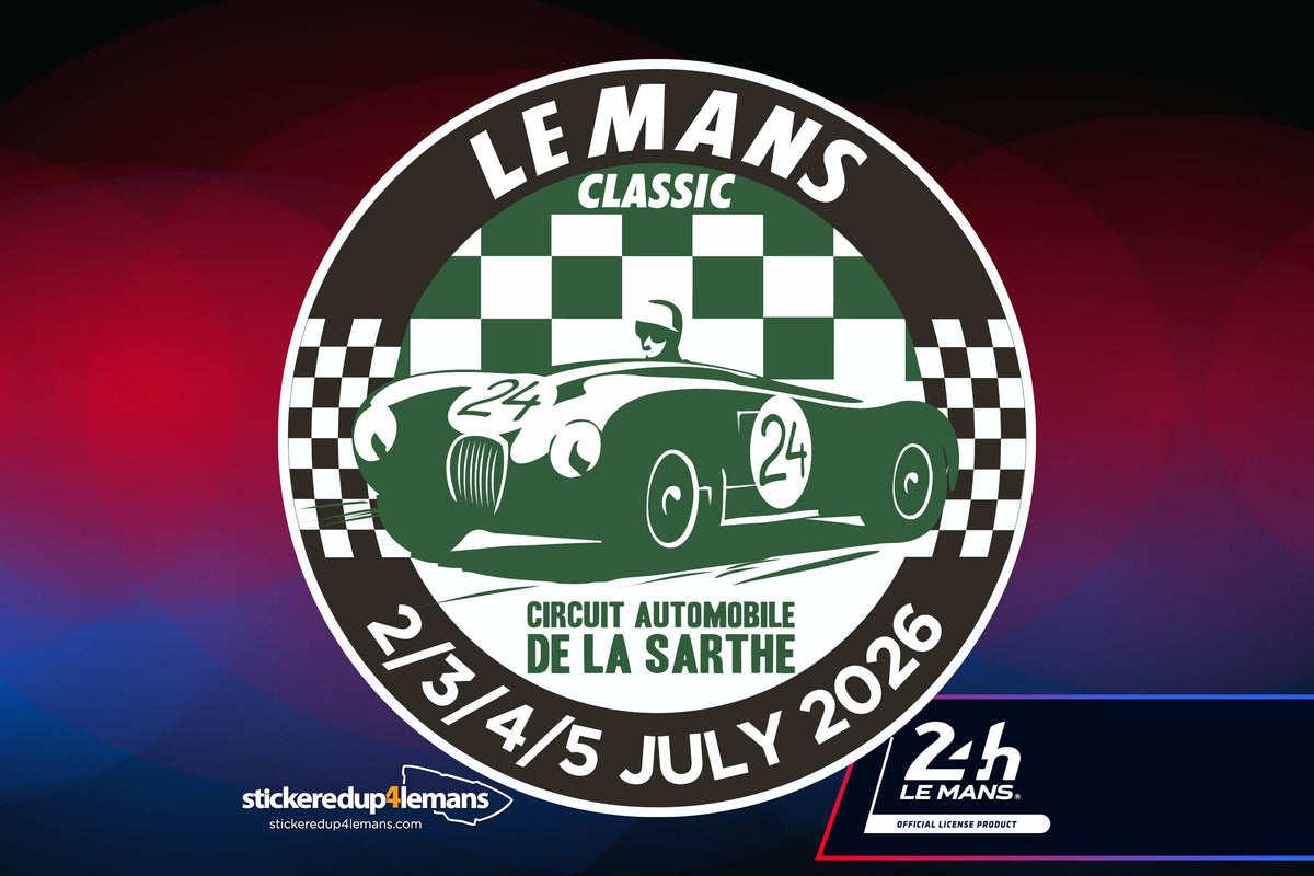 Le Mans Classic 2026 Roundel Sticker - StickeredUp4LeMans