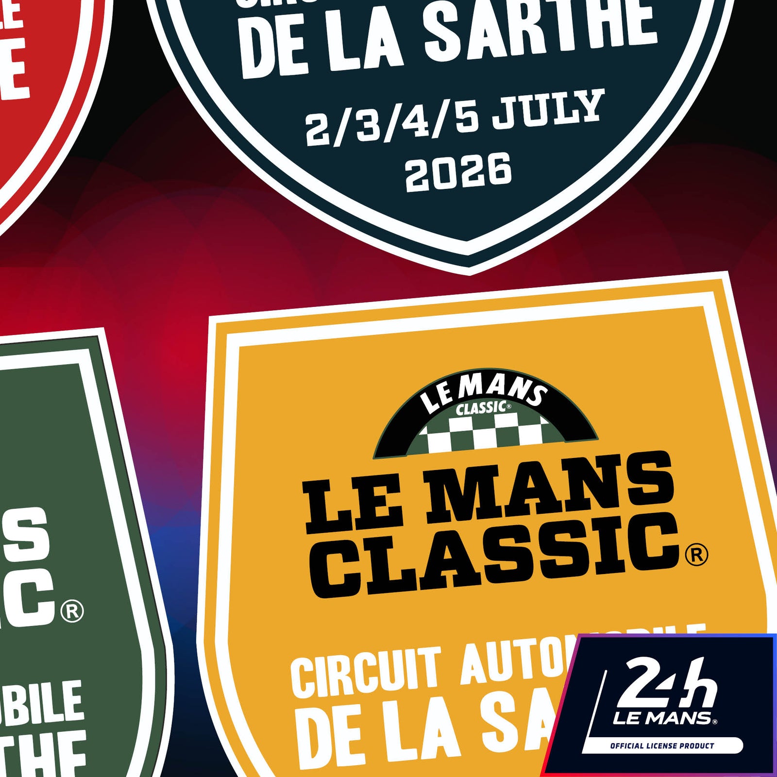 Le Mans Classic Shield - StickeredUp4LeMans
