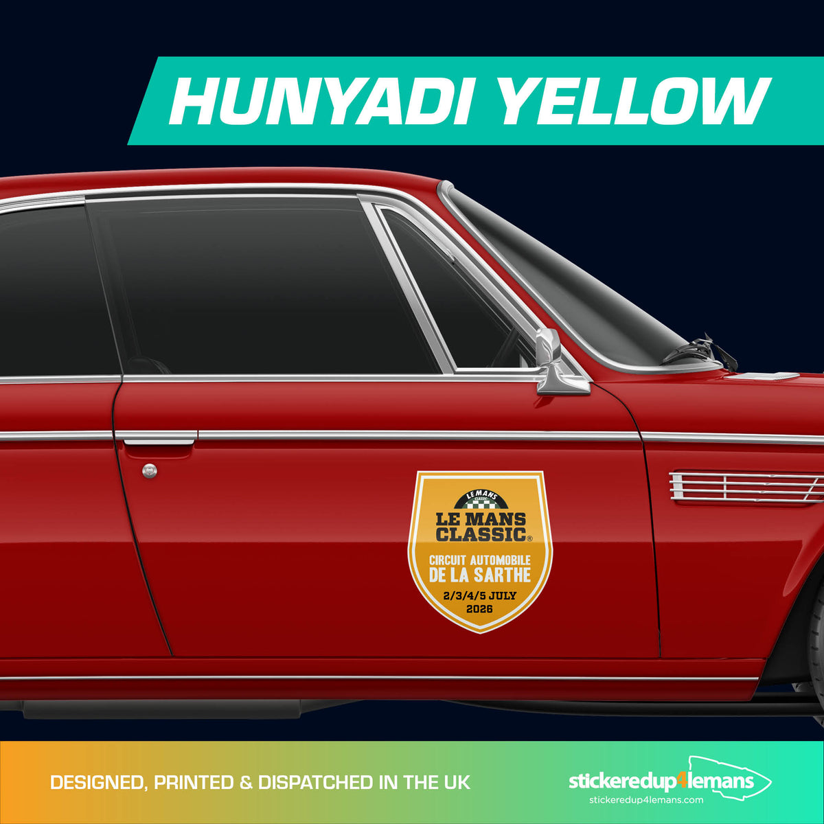 Le Mans Classic Shield - StickeredUp4LeMans