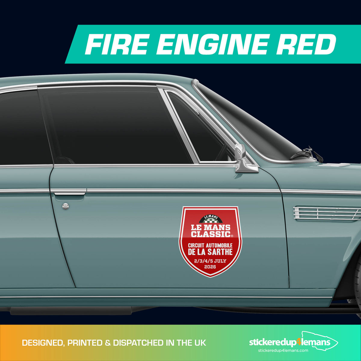 Le Mans Classic Shield - StickeredUp4LeMans