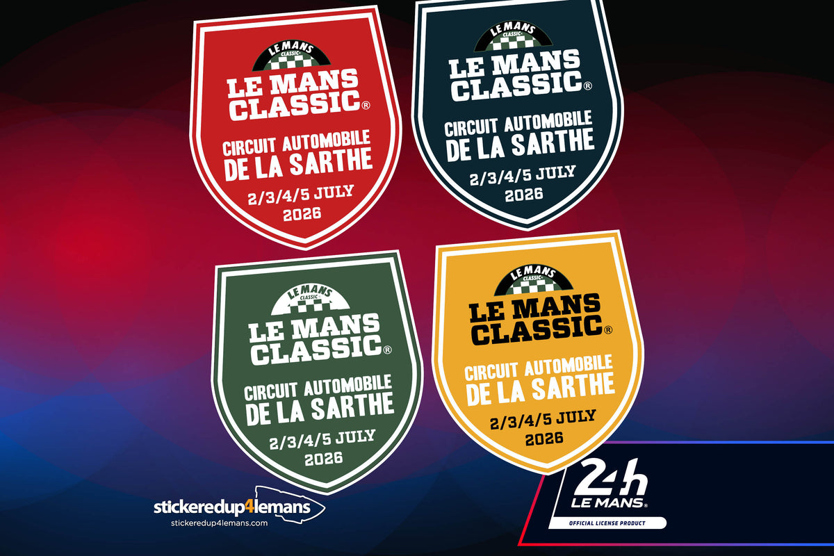 Le Mans Classic Shield - StickeredUp4LeMans