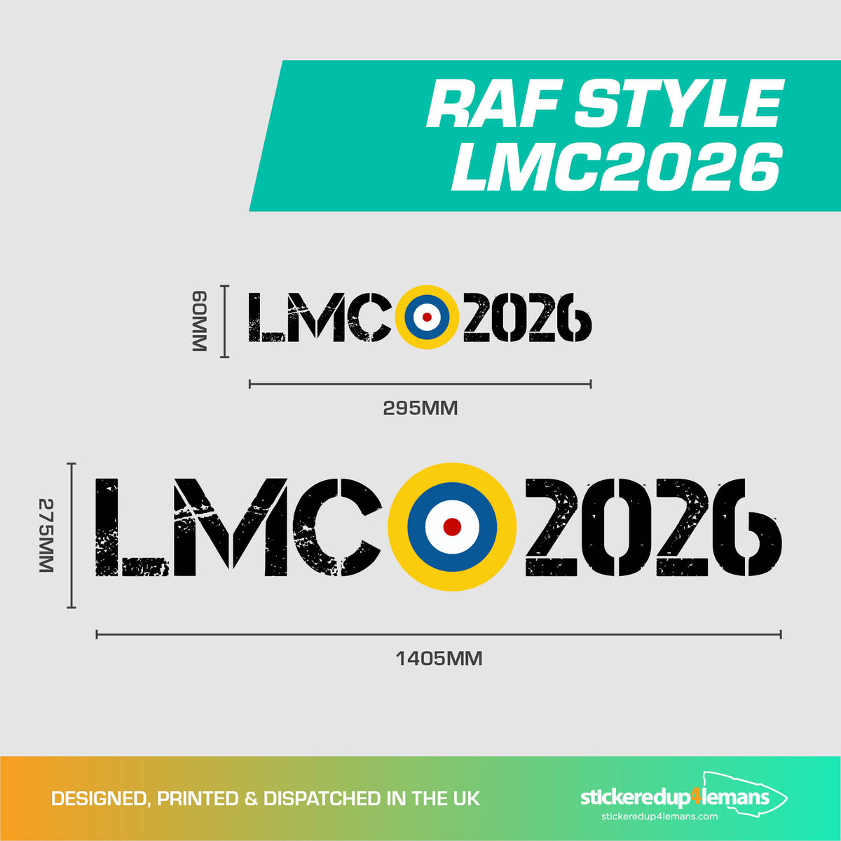 RAF LMC 2025 (for Classic) - StickeredUp4LeMans