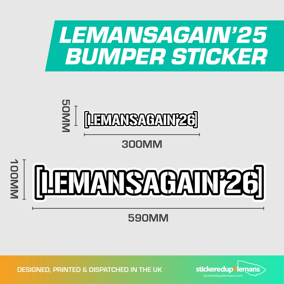 LeMansAgain Sticker - StickeredUp4LeMans