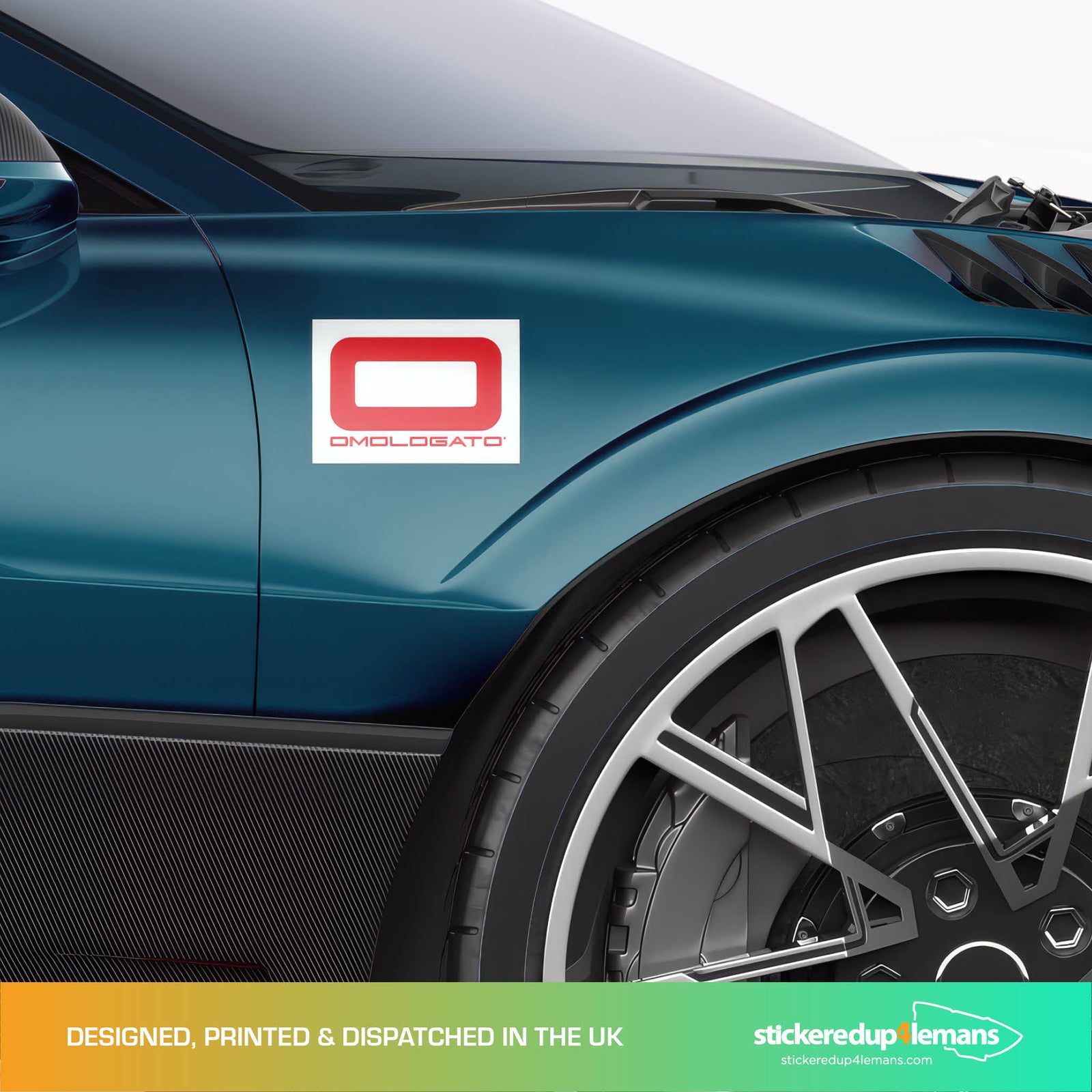 Omologato Logo Sticker - StickeredUp4LeMans