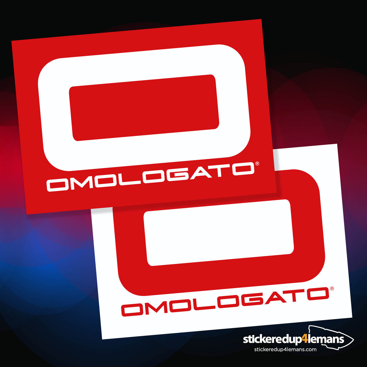 Omologato Logo Sticker - StickeredUp4LeMans