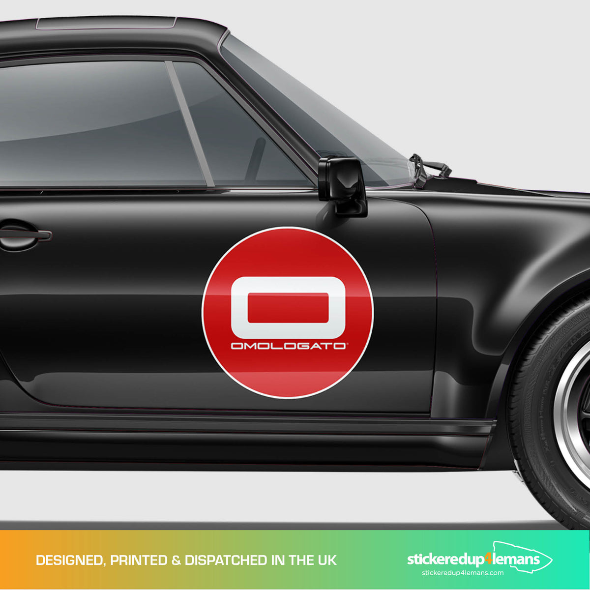 Omologato Door Roundels - StickeredUp4LeMans