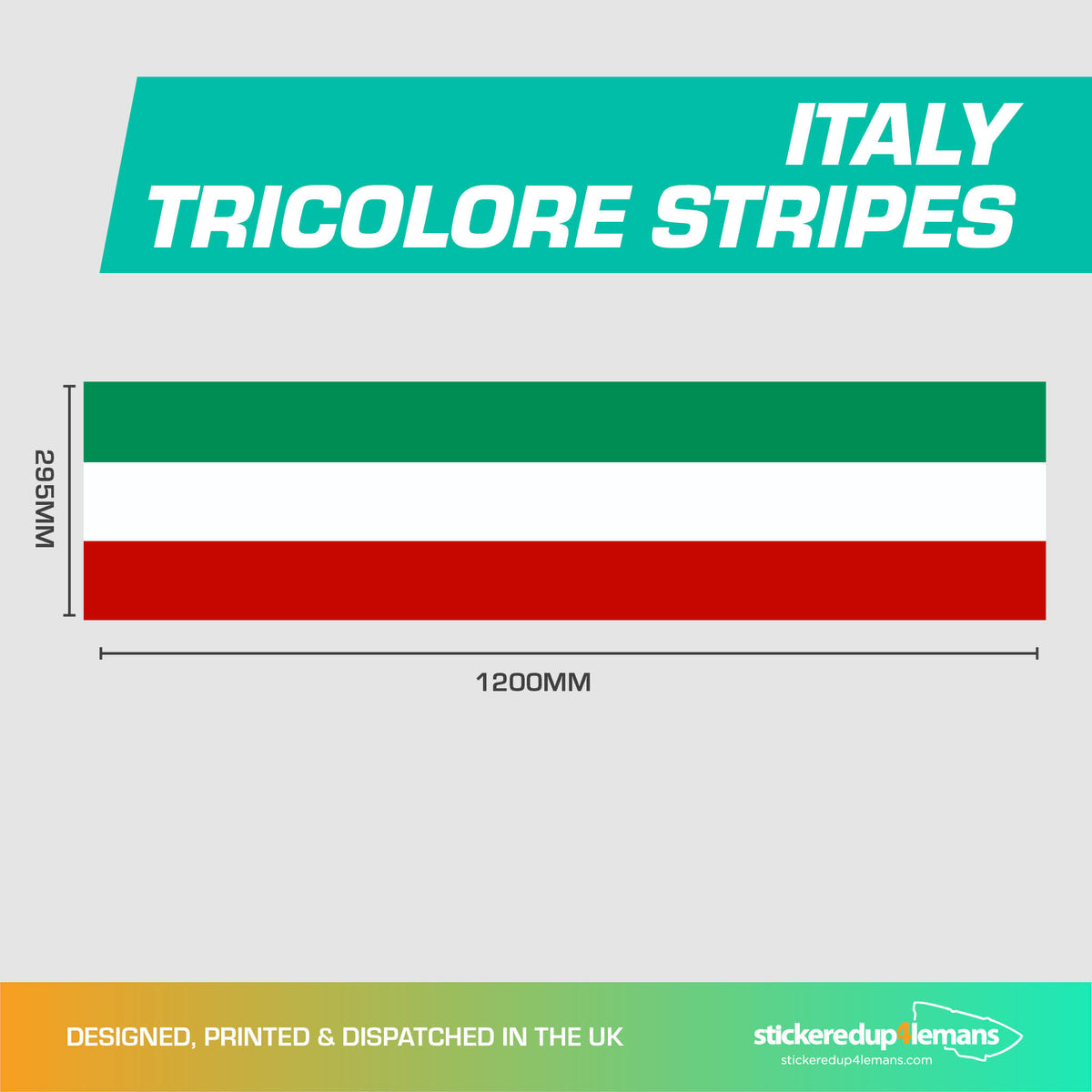 Italian Tricolore Stripe