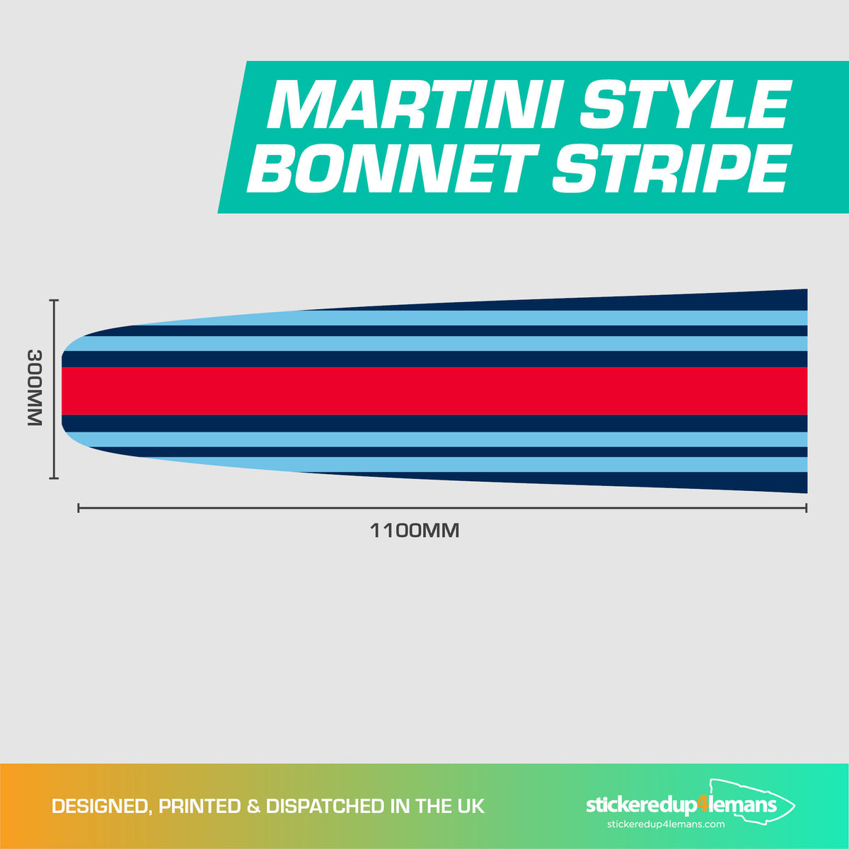 &#39;Martini&#39; Style Bonnet Stripe