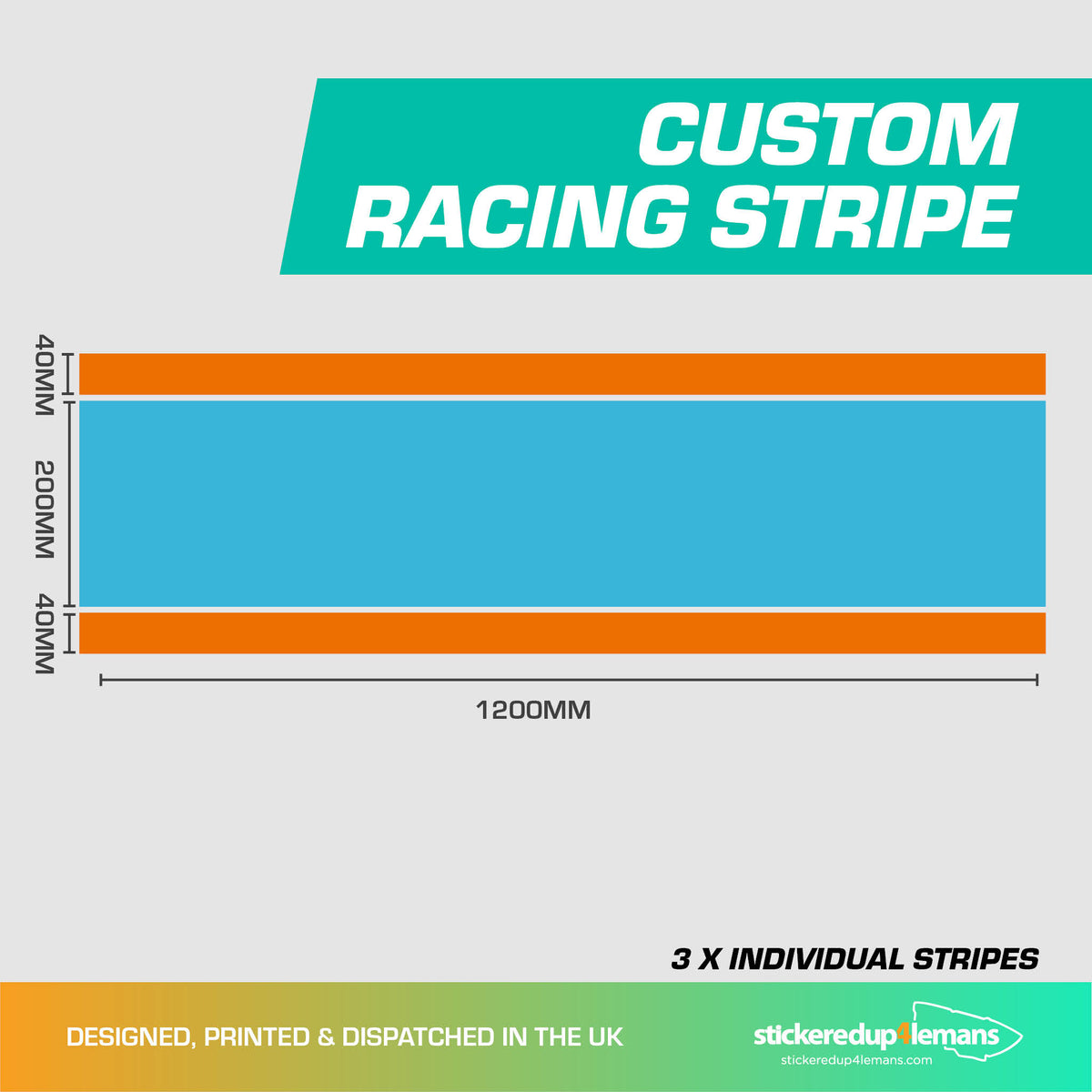 Racing Stripe (Custom Colour) 1.2m